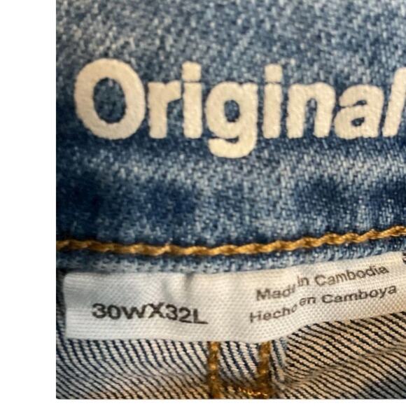 Original Use Men’s Slim Fit Taper Jeans Light Wash Distressed 30x32 NWT - Picture 3 of 13